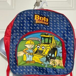 Dekker Red and Blue Toy Backpack with Bob the Builder Design